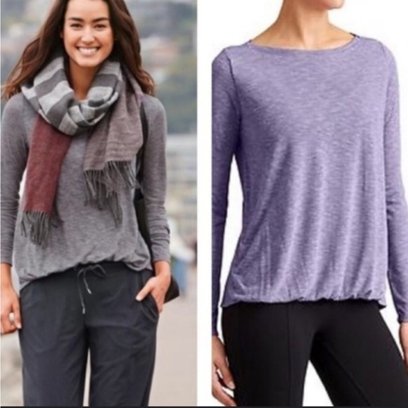 Athleta Tops - Athleta Suri Bubble top - Lavender/purple